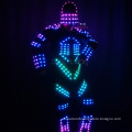 Hip Hop Dance Costumes Glow in The Dark Professional Robot Led Suit